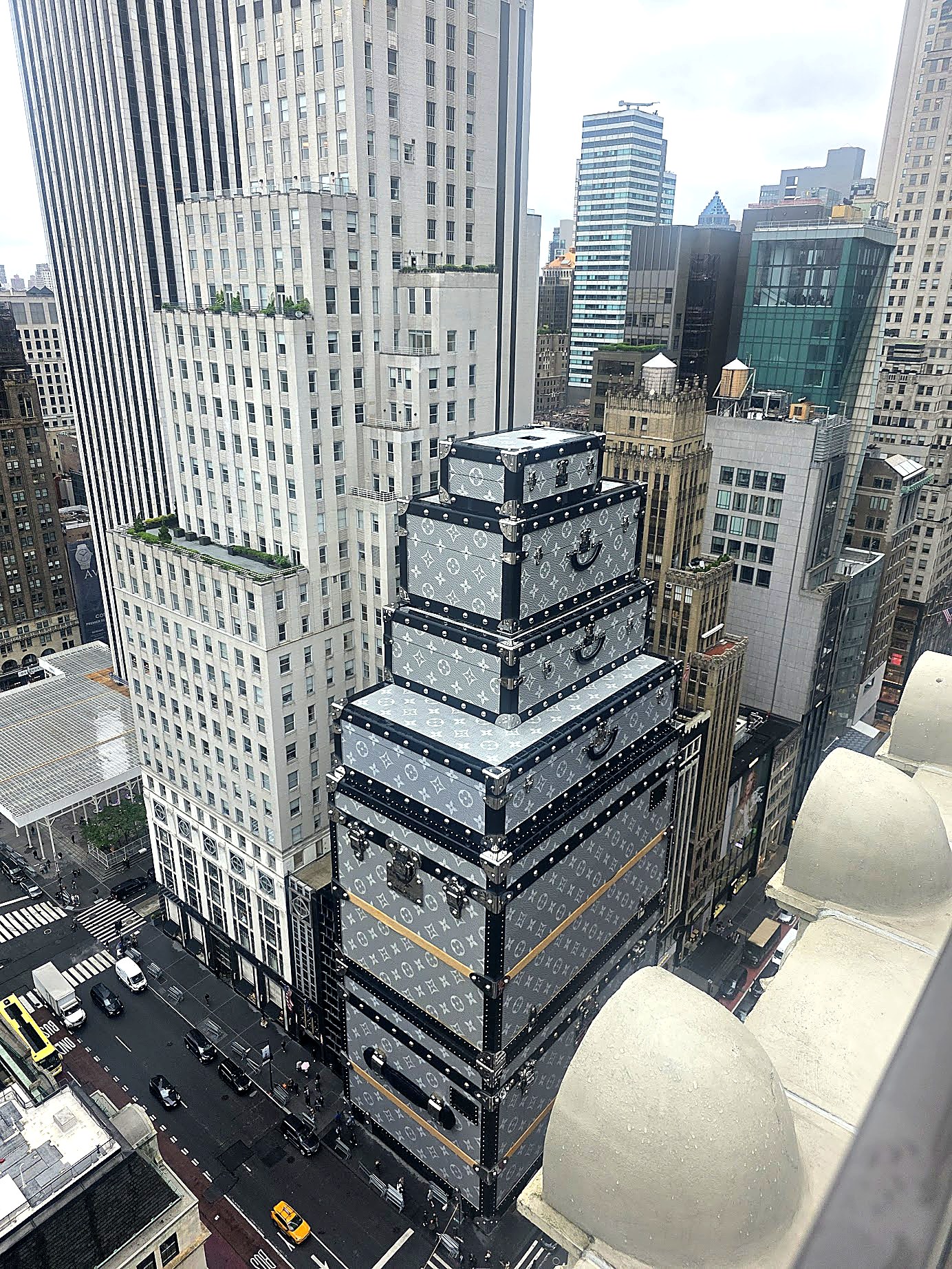 Aerial view of a Fifth Avenue Manhattan landmark — building performance as financial performance